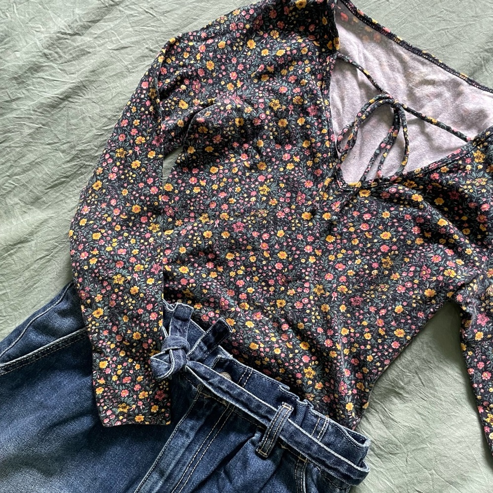 Colourful Hollister Bodysuit